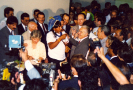 Visita do então Presidente da República, José Sarney, à sede do Ibama, por ocasião do 1º aniversário do IBAMA