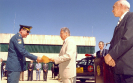 Visita do então Presidente da República, Fernando Henrique Cardoso, ao Ibama por ocasião da assinatura do decreto que criou o Prevfogo. 